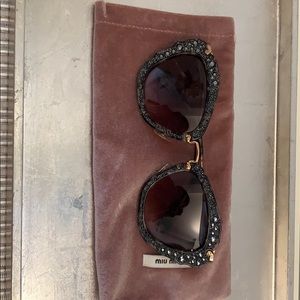 Miu Miu Noir Sunglasses